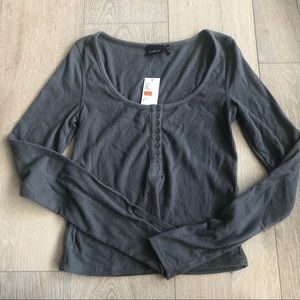 Out From Under / Urban Outfitters Gray Long Sleeve